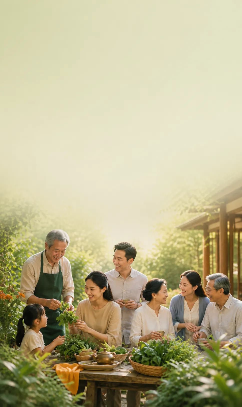 Gia đình Việt và cố vấn IPA Living trong không gian sống xanh